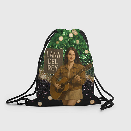 Мешок для обуви Lana Del Rey играет на гитаре / 3D-принт – фото 1