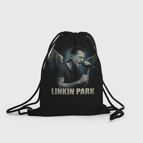 Мешок для обуви Chester Bennington - Angel / 3D-принт – фото 1