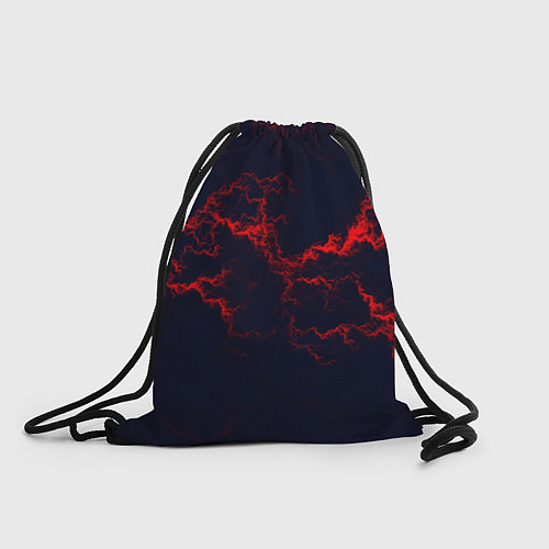 Мешок для обуви Lightning red glow / 3D-принт – фото 1