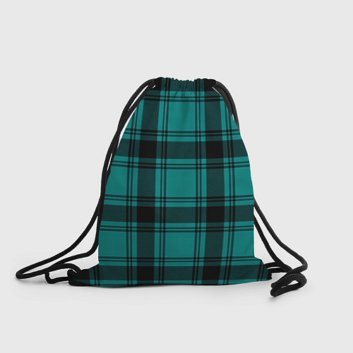 Мешок для обуви Checkered dark blue / 3D-принт – фото 1