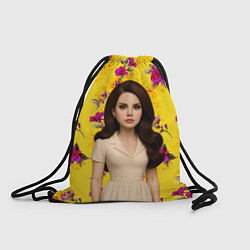 Рюкзак-мешок Lana Del Rey образ куклы, цвет: 3D-принт