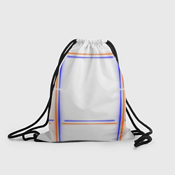 Мешок для обуви Neon white orange light blue
