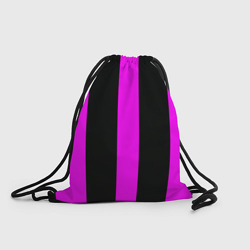 Мешок для обуви Color black pink lines / 3D-принт – фото 1