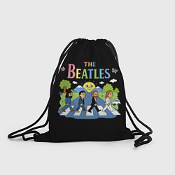 Мешок для обуви The Beatles, мультяшный стиль