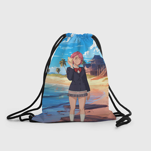 Мешок для обуви Дандадан Сиратори Айра с ракушкой в руках / 3D-принт – фото 1