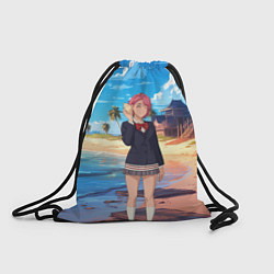 Рюкзак-мешок Дандадан Сиратори Айра с ракушкой в руках, цвет: 3D-принт