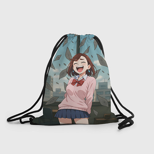 Мешок для обуви Сиратори Айра смеется - Дандадан / 3D-принт – фото 1