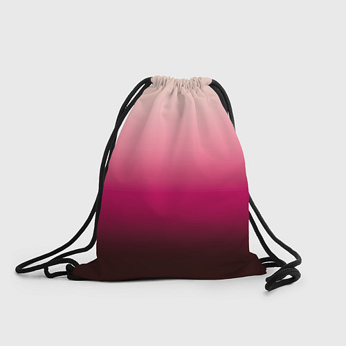 Мешок для обуви Градиент transcendent pink омбре / 3D-принт – фото 1