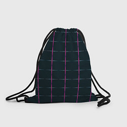 Рюкзак-мешок Color black stripes, цвет: 3D-принт