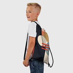 Рюкзак-мешок Баухаус - текстура, цвет: 3D-принт — фото 2