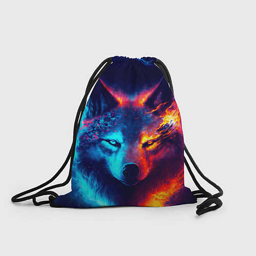 Мешок для обуви Волк льда и пламени / 3D-принт – фото 1