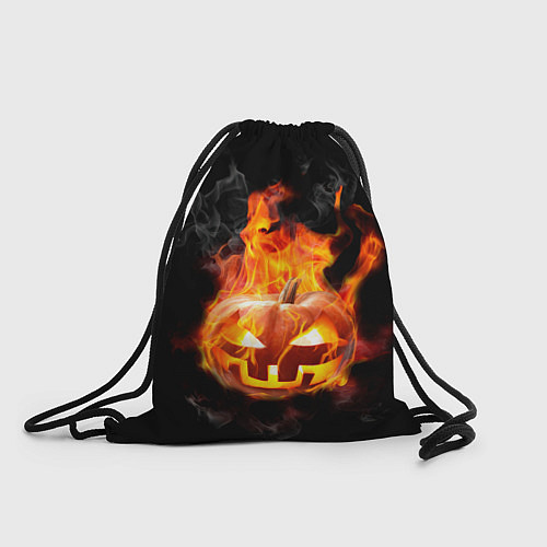 Мешок для обуви Горящая тыква джек / 3D-принт – фото 1
