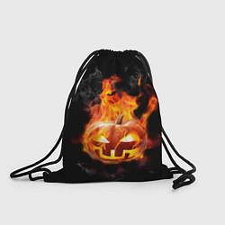 Мешок для обуви Горящая тыква джек