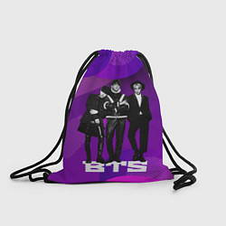 Мешок для обуви BTS фиолетовый фон