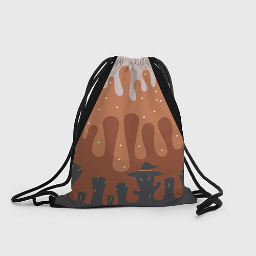 Мешок для обуви Хэллоуин в тыквенном латте / 3D-принт – фото 1