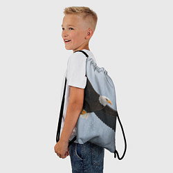 Рюкзак-мешок Зимний орёл, цвет: 3D-принт — фото 2