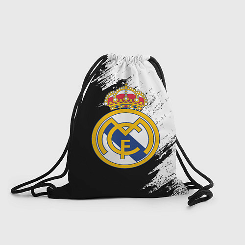 Мешок для обуви Real Madrid текстура штрихи / 3D-принт – фото 1