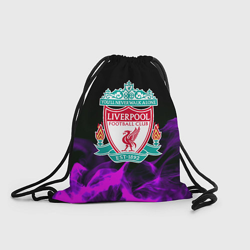 Мешок для обуви Liverpool неоновый огонь / 3D-принт – фото 1