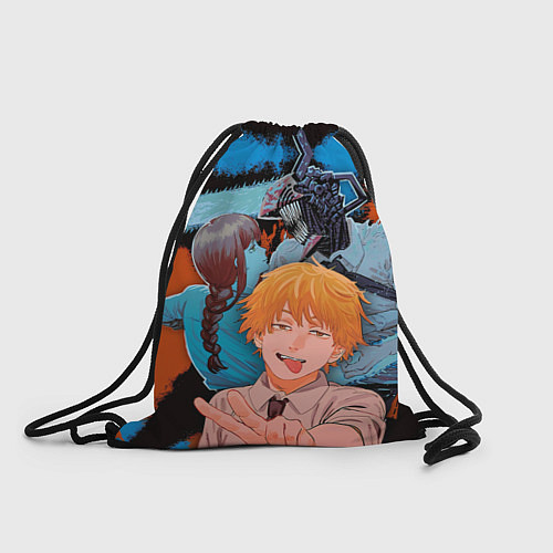 Мешок для обуви Дэндзи и Макима из Человек бензопила / 3D-принт – фото 1