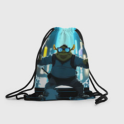Рюкзак-мешок Шрек в неоновых очках, цвет: 3D-принт