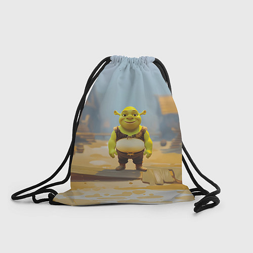 Мешок для обуви Шрек в деревне / 3D-принт – фото 1