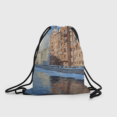 Мешок для обуви Зимний Санкт-Петербург / 3D-принт – фото 1