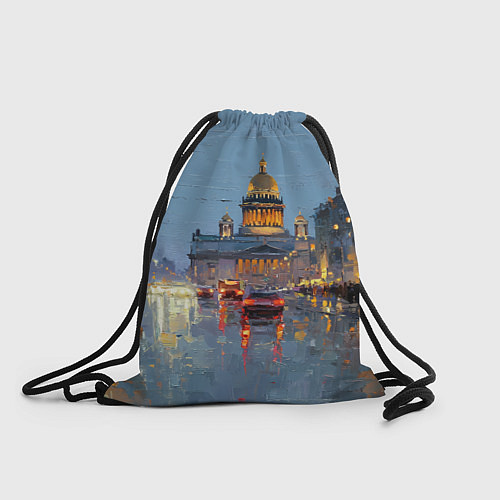 Мешок для обуви Зимний Питер / 3D-принт – фото 1