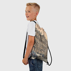 Рюкзак-мешок Зима в Санкт-Петербурге, цвет: 3D-принт — фото 2