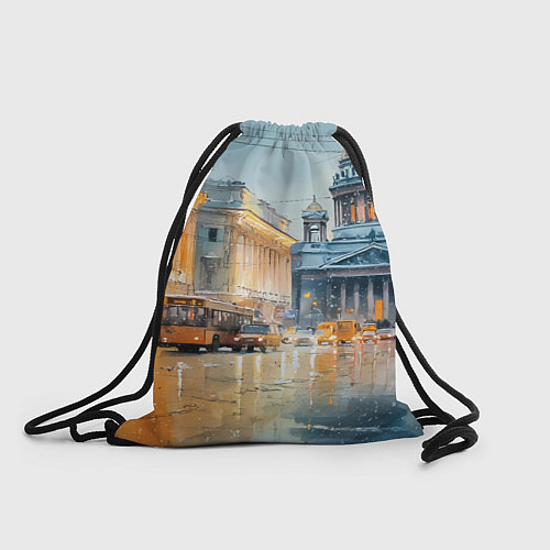 Мешок для обуви Зимний Питер / 3D-принт – фото 1