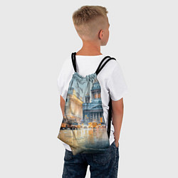 Рюкзак-мешок Зимний Питер, цвет: 3D-принт — фото 2
