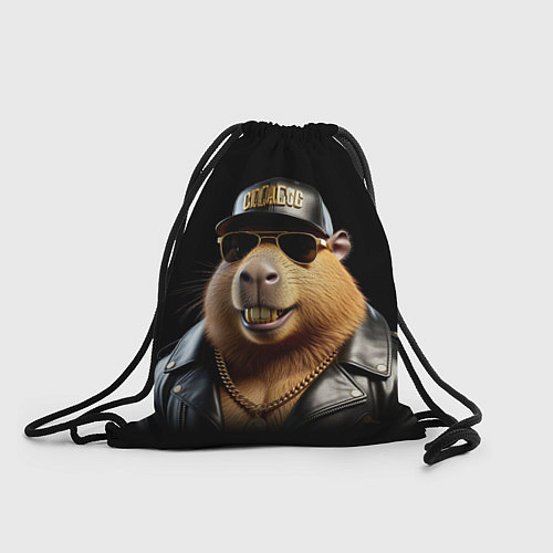 Мешок для обуви Капибара в бейсболке / 3D-принт – фото 1