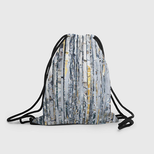 Мешок для обуви Новогодний дождик / 3D-принт – фото 1