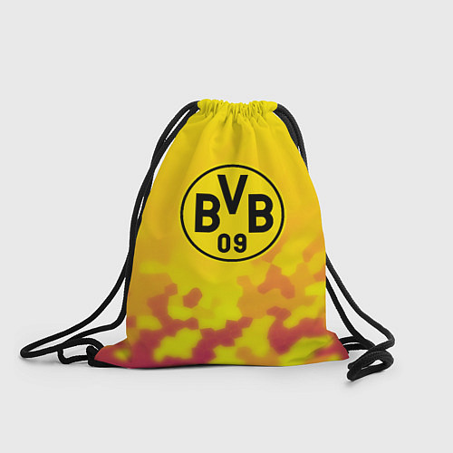 Мешок для обуви Borussia камуфляж желтый текстура / 3D-принт – фото 1