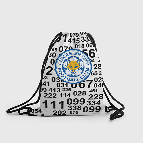 Мешок для обуви Лестер сити цифры символы / 3D-принт – фото 1