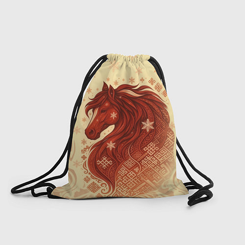 Мешок для обуви Славянский конь / 3D-принт – фото 1
