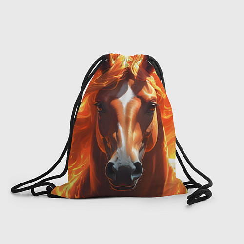 Мешок для обуви Статная огненная лошадь / 3D-принт – фото 1