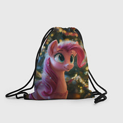 Мешок для обуви Милая лошадка с розовой гривой