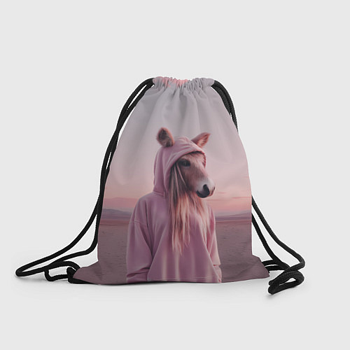 Мешок для обуви Лошадка в худи / 3D-принт – фото 1