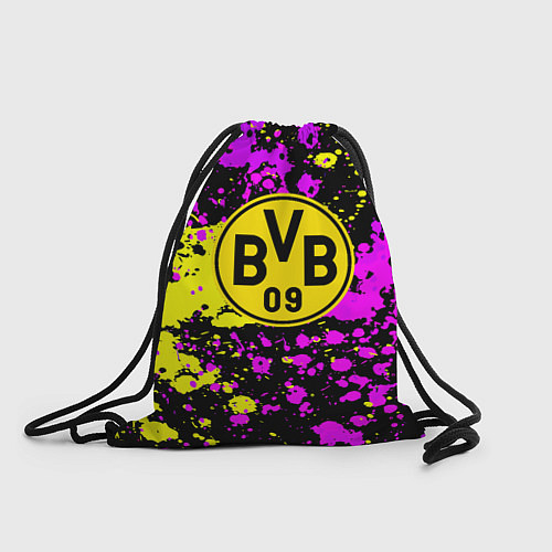 Мешок для обуви Borussia абстрактные краски текстура / 3D-принт – фото 1