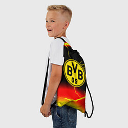 Рюкзак-мешок Borussia шторм молнии, цвет: 3D-принт — фото 2