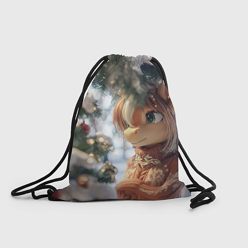 Мешок для обуви Лошадка в свитере / 3D-принт – фото 1