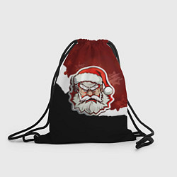 Мешок для обуви Злой дед мороз красный и черный