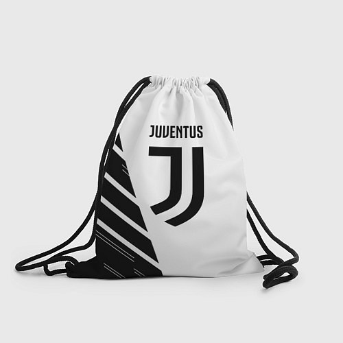 Мешок для обуви Ювентус полосы геометрия текстура / 3D-принт – фото 1