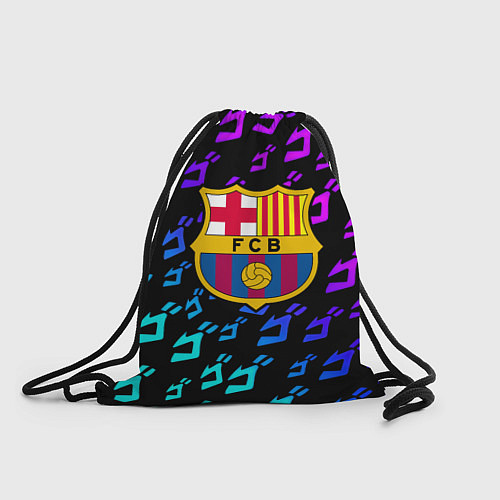 Мешок для обуви Barcelona x jojo pattern neon / 3D-принт – фото 1