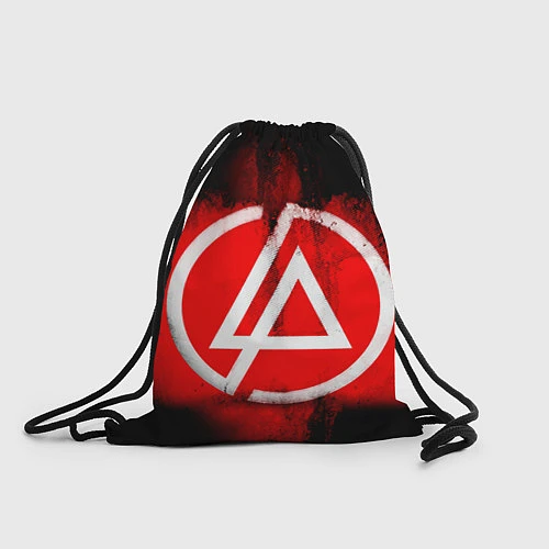 Мешок для обуви Linkin Park: Red style / 3D-принт – фото 1