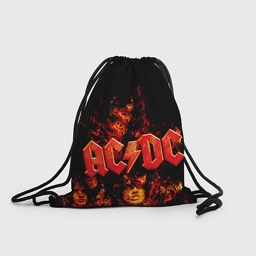 Мешок для обуви AC/DC Flame / 3D-принт – фото 1