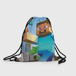 Рюкзак-мешок Minecraft World, цвет: 3D-принт