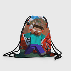Рюкзак-мешок Minecraft Man, цвет: 3D-принт