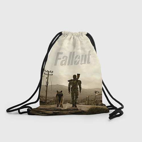 Мешок для обуви Fallout City / 3D-принт – фото 1