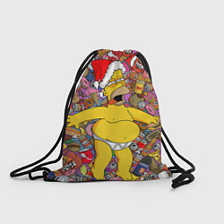 Рюкзак-мешок Обжора Гомер, цвет: 3D-принт